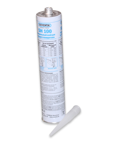 Glue f/exhaust air pipe 310ml brown